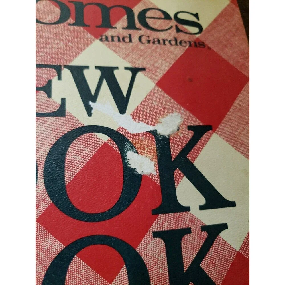Vintage 1968 Better Homes & Gardens New Cook Book 5 Ring Binder READ